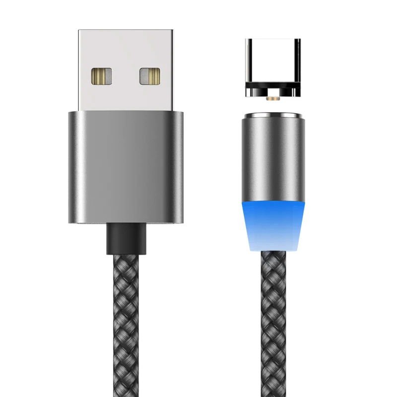 AUFU 2m 3m Magnetic USB Charging Cable Type C Magnet Charger Micro USB Cable Mobile Phone Cable USB Cord For iPhone Samsung hdmi to iphone cable Cables