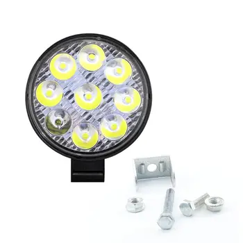

Round 48W LED Work Light 12V 24V Off Road Flood Spot Lamp For Car Truck SUV 4WD