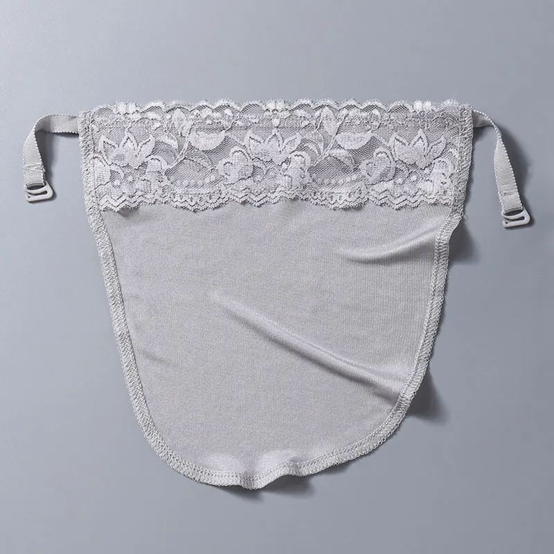 Silk Tube Bra With Elastic Band Women Quick Easy Clip-on Lace Mock Camisole Bra Insert Wrapped Chest Overlay Modesty Panel,women lingerie bra,lace camisole tops