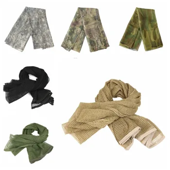 

Tactical Multi-Functional Net Scarf Lightweight Durable Camouflage Nets for Real CS Camping Hiking Hunting Scarfs Accessories