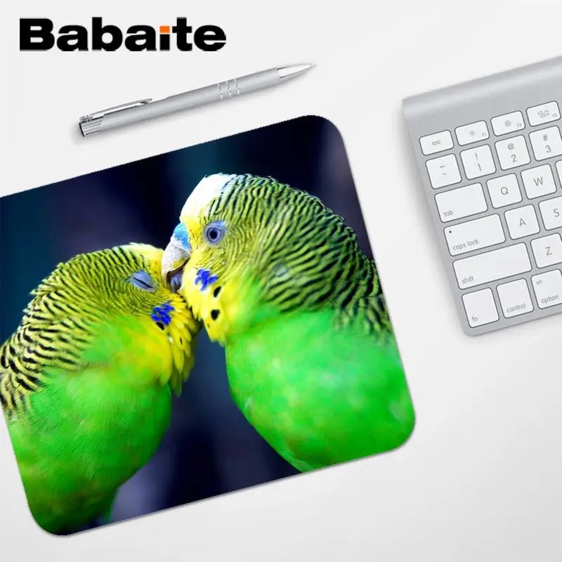 Babaite, высокое качество, животные, попугай, сделай сам, дизайн, игровой с узором, коврик для мыши,,, игровой коврик для мыши, игровой коврик для мыши - Цвет: No Lock Edge18x22cm