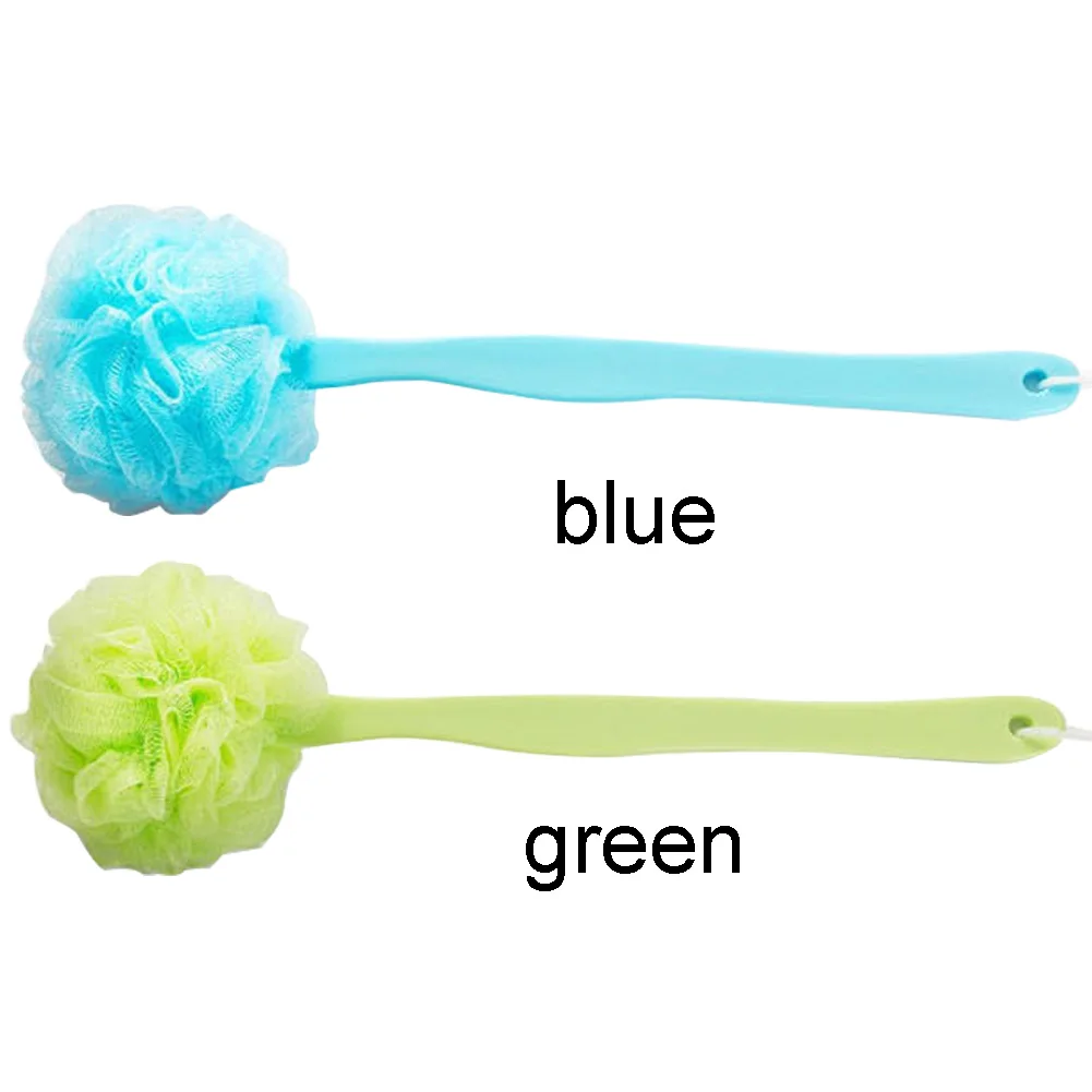 Wash Bath Skin Exfoliation Shower Scrubber Body Cleaning Soft Sponge Long Handle Exfoliating Scrub