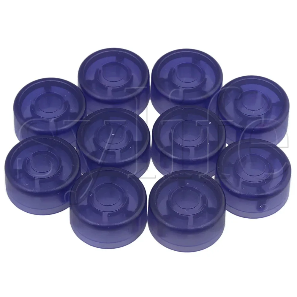 10x Dark Purple Plastic Electric Guitar Effect Pedal Knob Protection Cap | Спорт и развлечения
