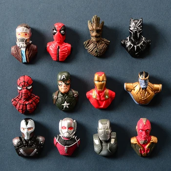 

Avengers Fridge Sticker Destroying Hegemony Marvel Super Hero Creative Magnetic Buckle Magnetic Sticker Refrigerator Magnets
