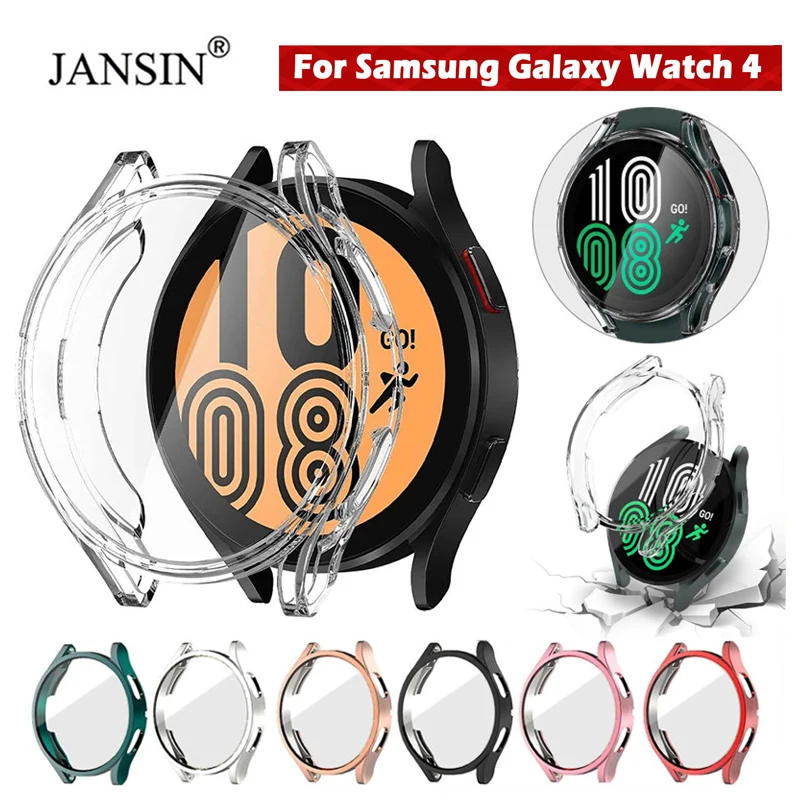 Защитный чехол для Samsung Galaxy Watch 4 40 мм 44 мягкий ТПУ полноэкранный защитный бампер |