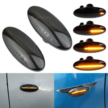

Dynamic Sequential Blinker LED Turn Signal Lights Side Marker Black SMD For Smart Forfour W453 2015 2016 2017 2018 2019