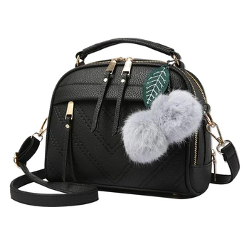 

Newest Fashion Women Messenger Handbag Shoulder Bag Crossbody Satchel Sling Bag Black