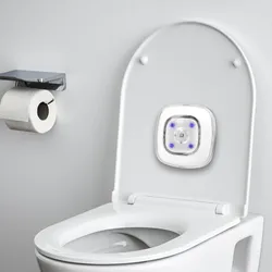 Luz de led uv com sensor inteligente, lâmpada uv esterilizadora de banheiro, recarregável usb para vasos sanitários, luzes para banheiro, luz de lavagem
