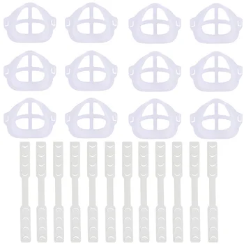

1 Set of 24pcs 3D Mask Bracket Mask Extender Strap Mask Inner Support Frame