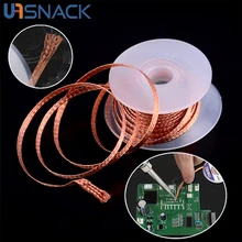 

1.5M long desoldering braided desoldering wire core wire low remanence welding tool welding mesh wire welding seam repair tool
