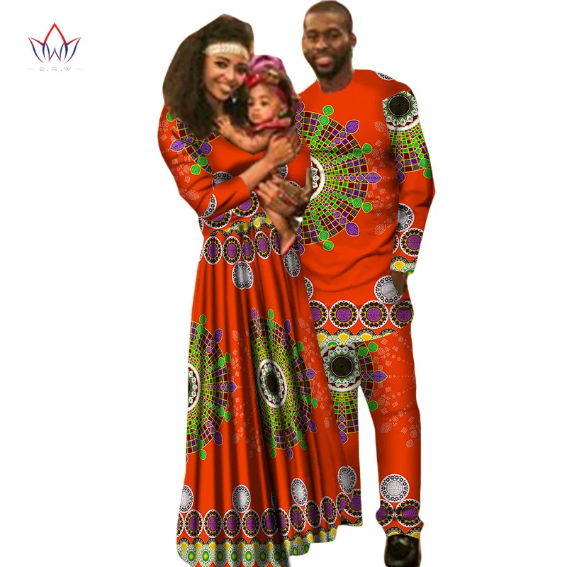 Прямые продажи, BRW, Семейные комплекты для родителей и малышей, африканская Дашики, одежда, Bazin Riche Femme Vestidos, женское платье, другое, 5xl, WYQ22 - Цвет: 13