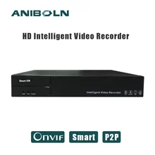16 CH 5MP AI NVR H.265 Max 5MP вход безопасности видео рекордер H.265 гуманоидное Обнаружение ONVIF P2P сетевой видео рекордер