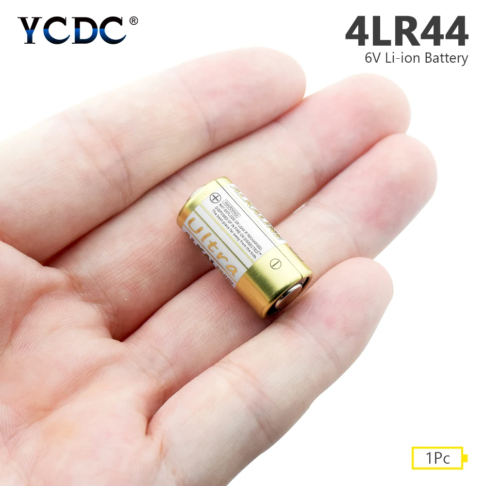 

YCDC 4LR44 6V 150mAh Dry Alkaline Battery For Dog Training Collars A544 4034PX PX28A 4G13 PX28L 476A K28A L544