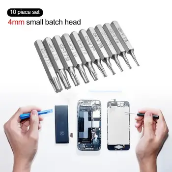 

10pcs CR-V Torx Bits Set T3 T4 T5 T6 T7 T8 T9 T10 T15 T20 Mobile Repair Bit