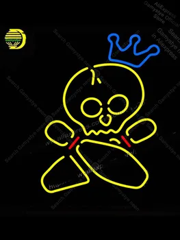 

Bowl Neon Sign skull Neon Bulb Handcrafted Recreation Room Arcade neon sign outdoor lighting store sports neon signs Cinema Sign