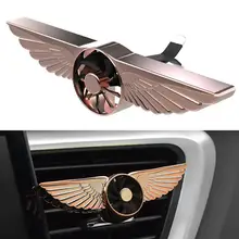 Car Air Freshener Clip with Auto Perfume Car Refresher Diffuser with 6 Fragance Flavor Sticks