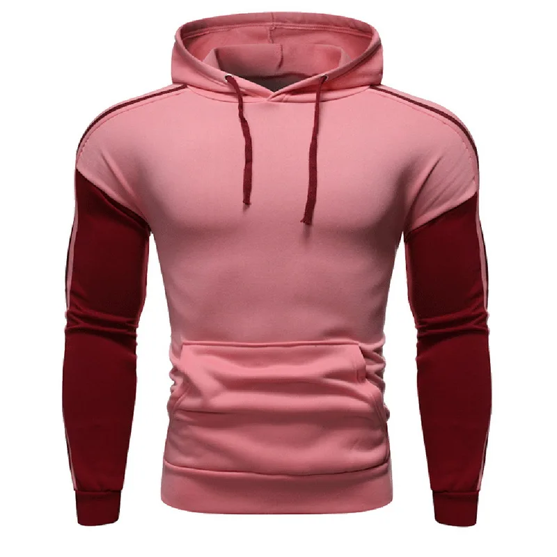 color 7 Laamei, осенняя мода, повседневные одноцветные толстовки для мужчин/wo, Мужская толстовка с капюшоном, пуловер с капюшоном, на молнии, блузка размера плюс - Цвет: color 7