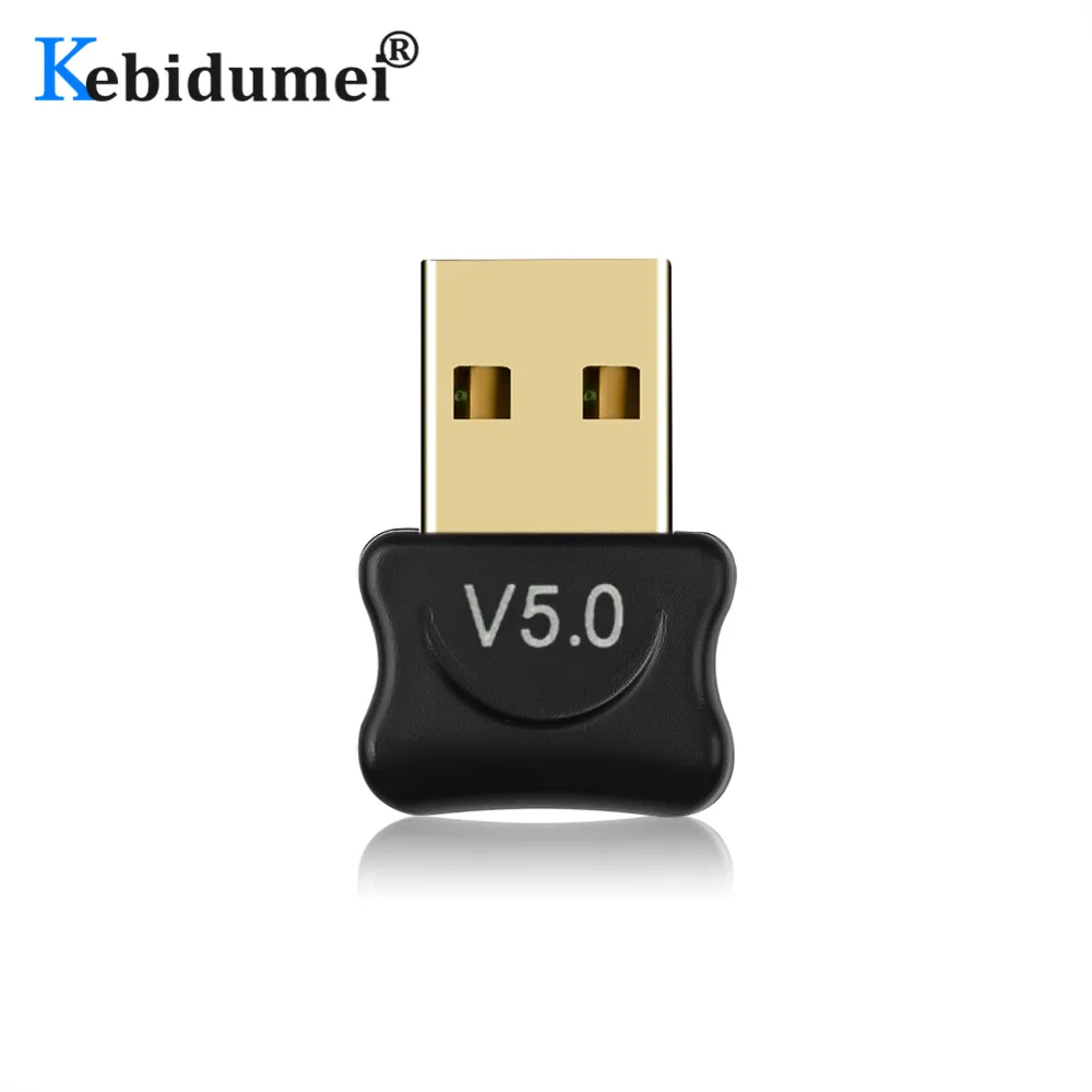 Kebidumei Bluetooth 5,0 компьютерный адаптер USB ключ для ПК беспроводной USB Bluetooth передатчик музыкальный приемник адаптер