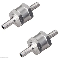 2pcs 6MM Non-Return One Way 1/4 Inch Air Fuel Oil Check Valve crude oil engine Gas