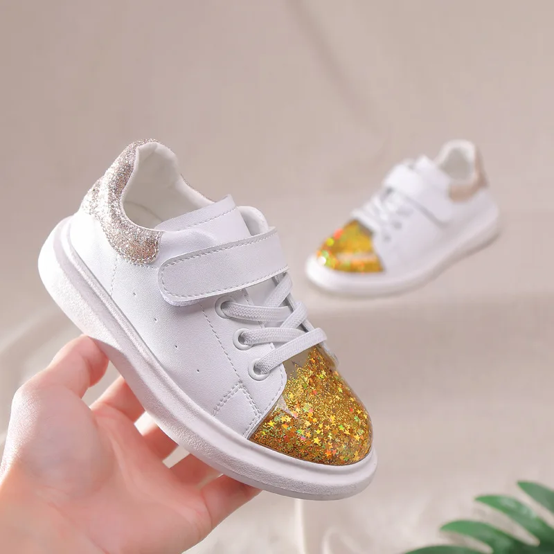 PandaQ/Детские повседневные кроссовки; обувь Meteor для девочек; Zapatos Para Ninos; спортивные белые брендовые модные теннисные кроссовки со звездами; Infantil