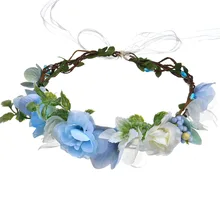 Голубой фрукт из пенопласта, гирлянда невесты, подружки невесты, цветок, для мальчиков/девочек, фото, головной убор, детский день, детский головной убор для выступлений