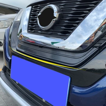 

For Nissan X-Trail 2017 2018 2019 Exterior Accessories Plastic Front Grille Below Plate Molding Cover Trim Car Styling