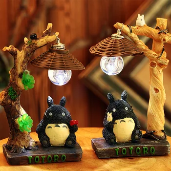 

Japanese Cartoon Resin Totoro Night Lights Art Decor Cute LED Totoro Lamp for Gift Home Decor Lighting Fixtures Night Lamp