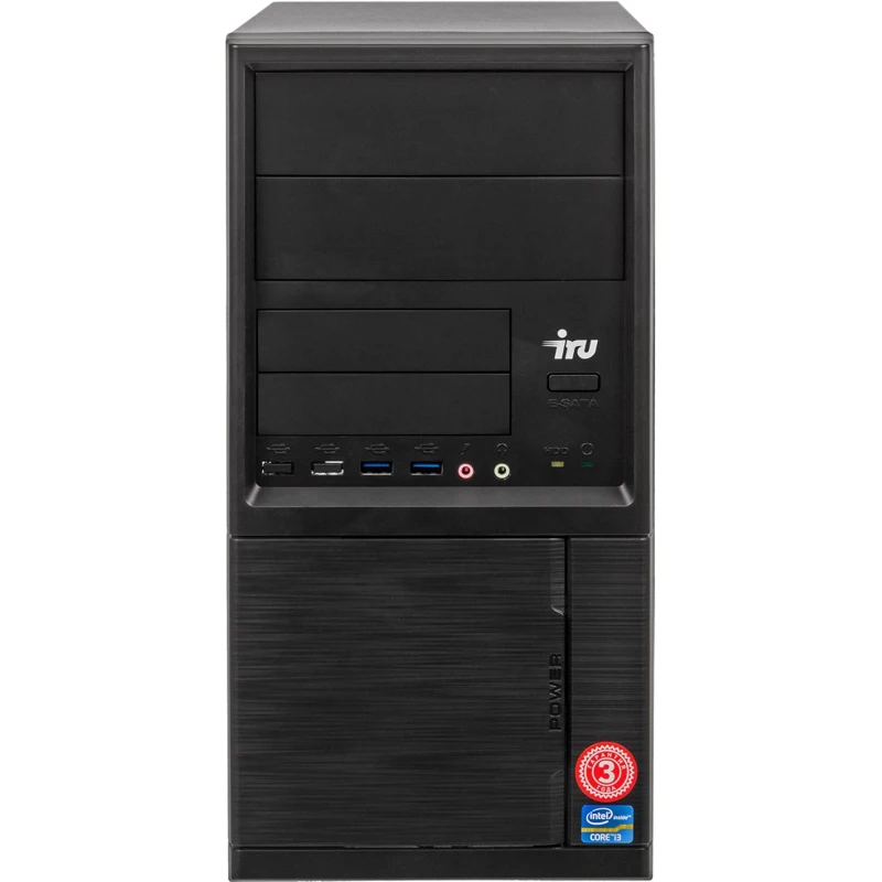PC IRU Home 228 A8 9600/4 GB/SSD120Gb/R7/W10Pro64/black