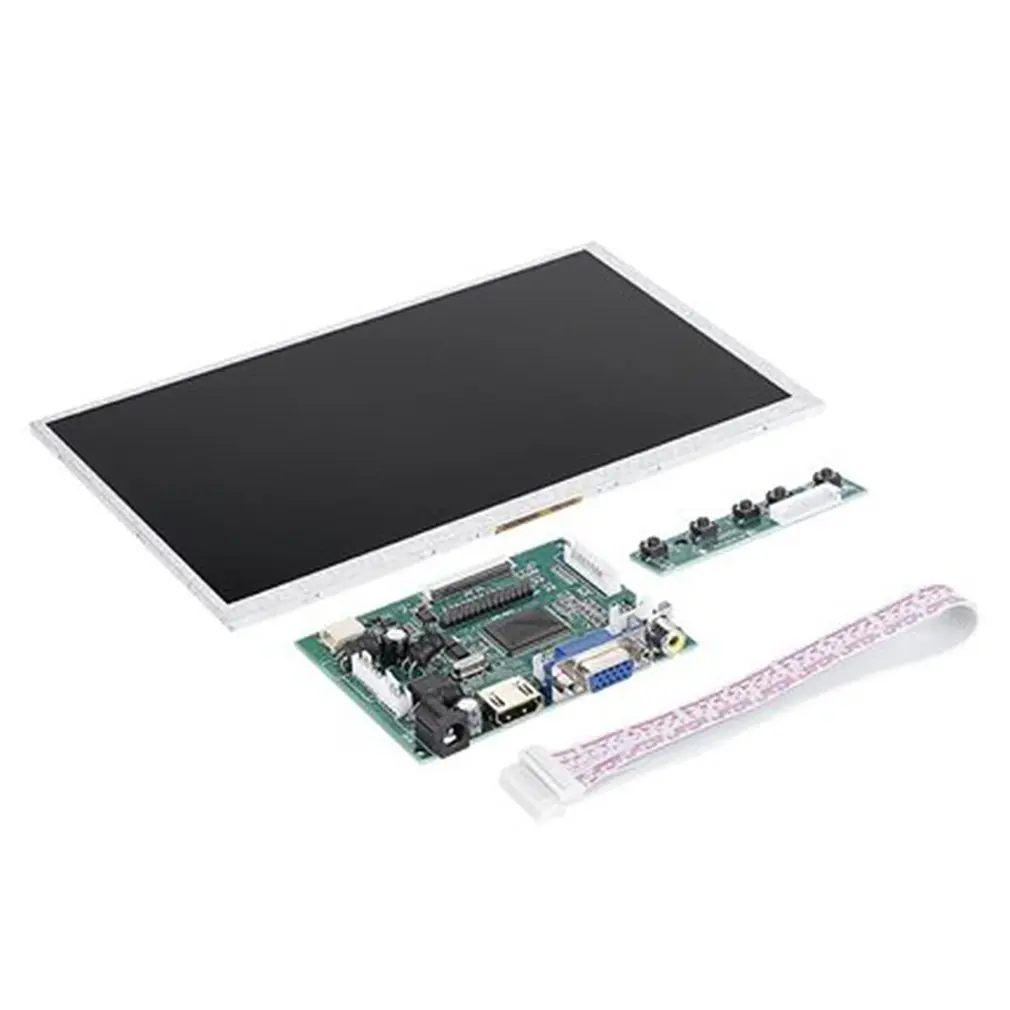 9 дюймов Raspberry Pi цифровой ЖК дисплей TFT Щит модуль HDMI + VGA Видео драйвер платы для