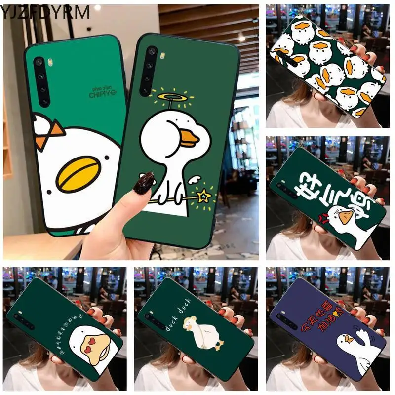 

Lovely Cartoon Animal Duck Phone Case For OPPO Realme 6 Pro Realme C3 5 Pro C2 RENO2-Z A11X