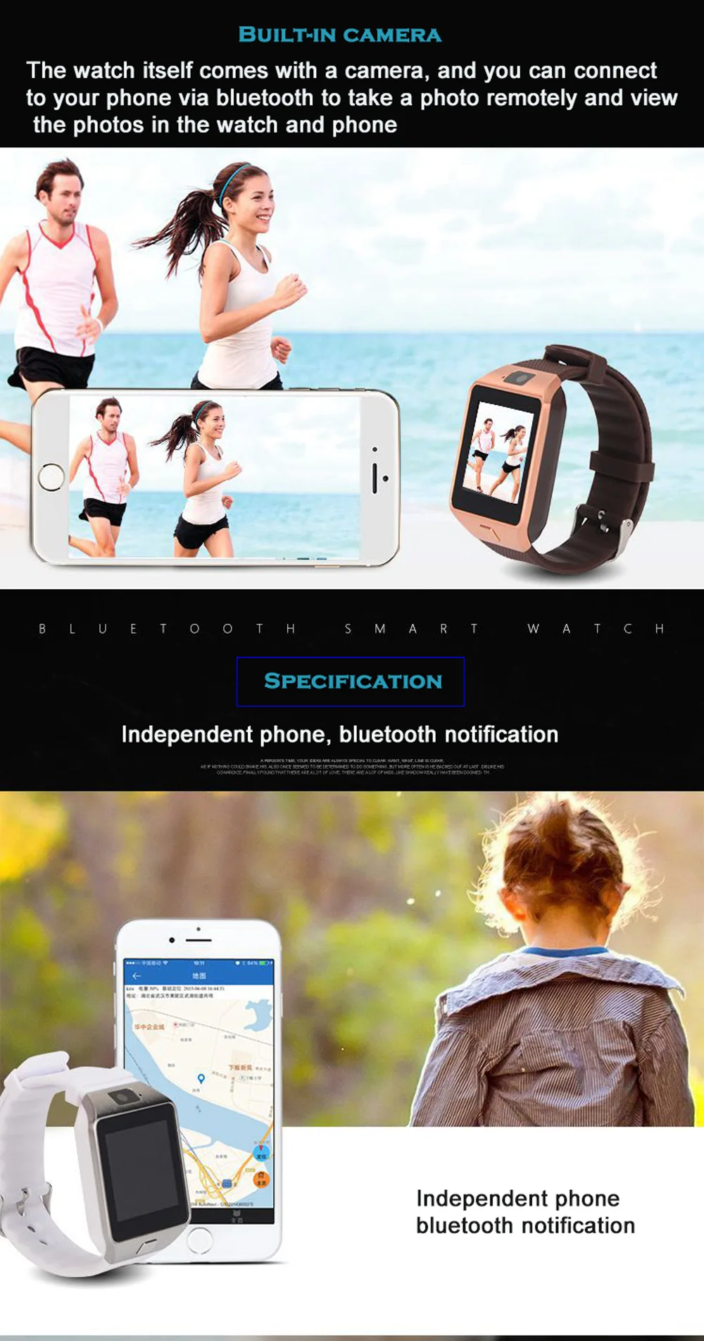 DZ09 Bluetooth смартфон часы Push сообщение Телефон Вызов SIM TF карта камера для iPhone для samsung для HUAWEI Smartwatch