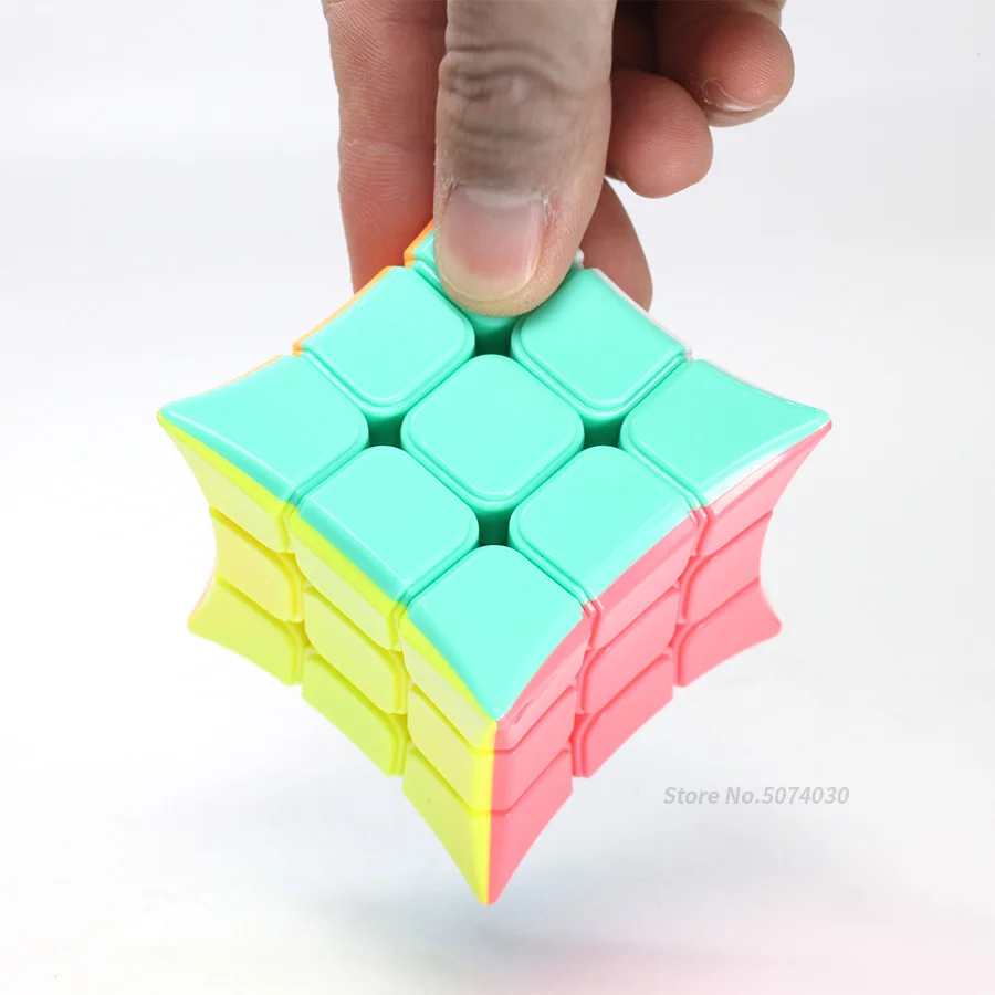 3x3x3 Puzzle Cube Yongjun Jinjiao Cube 3x3 Golden Honer 3x3x3 Magic Cube 3*3 Cubo Magico Stickerless Sharp Coner