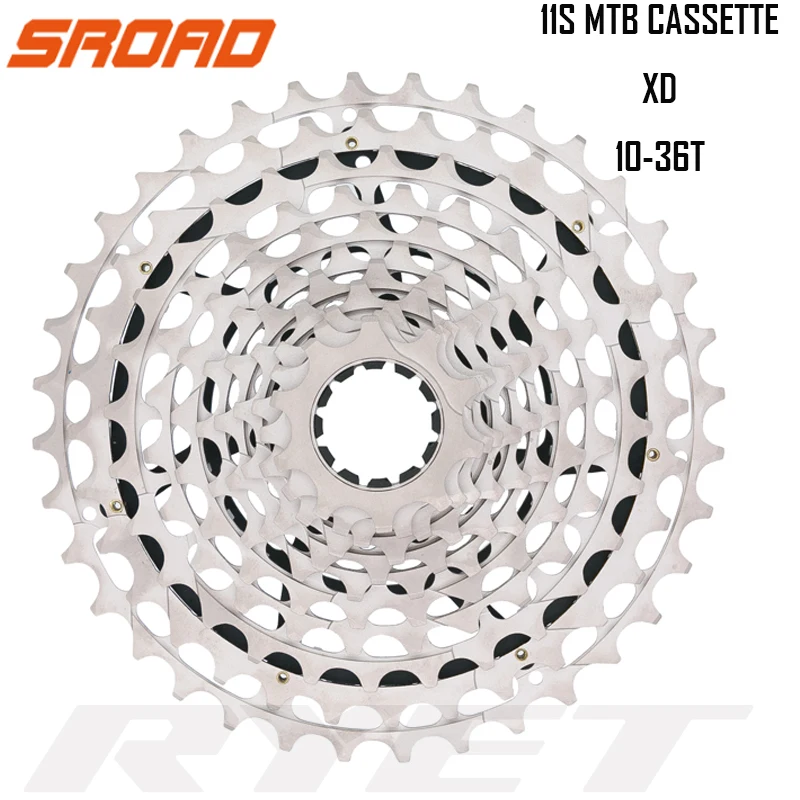 Кассета SROAD 11 s кассета 10 36T скоростей CNC Bike Freeewheel подходит для SRAM XD ссветильник