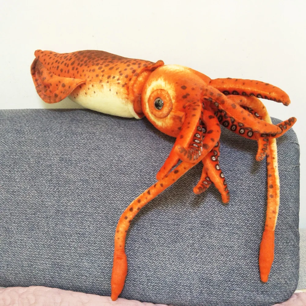 Red Squid Doll Children Plush Stuffed Toy Kids Christmas Birthday