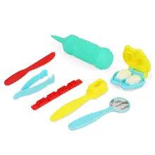 Детские ролевые игры, игрушки, проверьте зубы, глина, грязь, модель стоматолога, комплект, медицинская ролевая игра, моделирование, обучающий инструмент, Q6PD