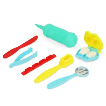 

Children Pretend Play Toy Check Teeth Clay Mud Dentist Model Kit Medical Role Play Simulation Educational Learning Tool Q6PD