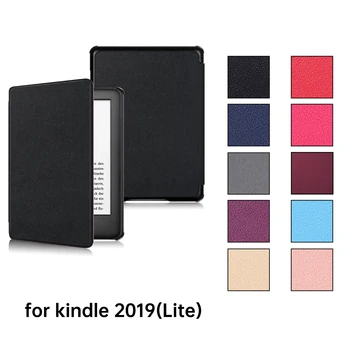

For Amazon Kindle 2019 Lite Case PU Leather Protective Sleeve Smart Sleep for Kindle Cover