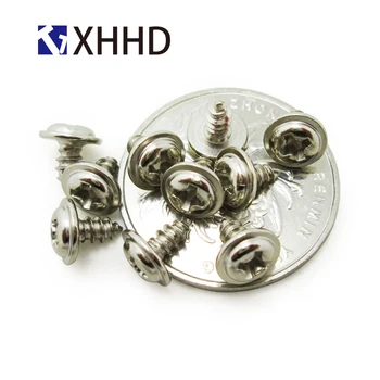 

M1.7 M2 M2.3 M2.6 Pan Washer Head Self Tapping Screw Metric Thread Phillips Cross Recessed Wafe Bolt Iron Steel Nickel Plated
