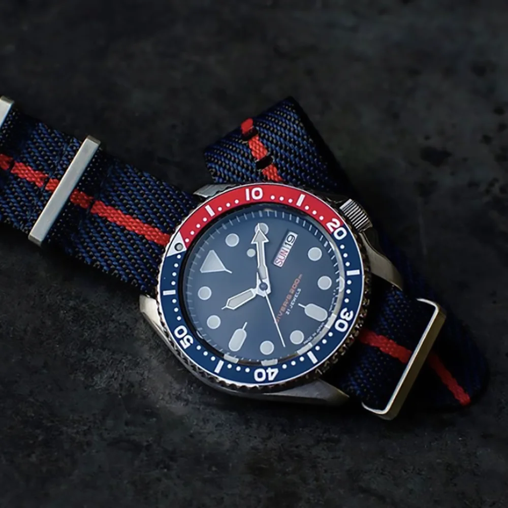 Ремешок для часов Premium Grade NATO Zulu 20 мм 22 нейлоновый сменный Браслет ремешок Tudor