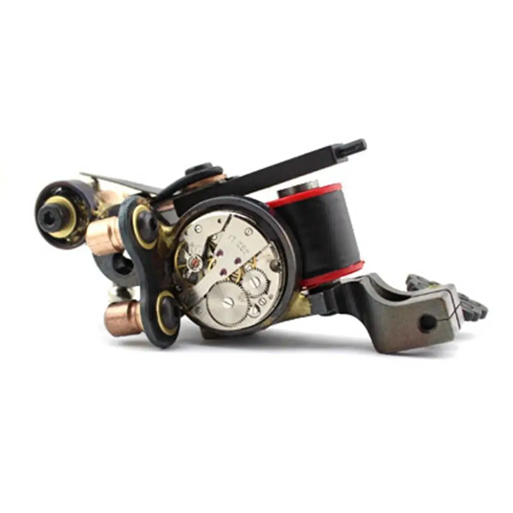 Professional  1PCS Coil Tattoo Machine Iron 10 Wrap Coil Tattoo Machine Gun Kit Tattoo Power Supplies Free Shipping