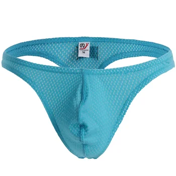 

New Men G String Thong Low-Waisted Sexy Men's Underpants T-back Underwear Tanga Hombre Lingerie Mesh Male Panties