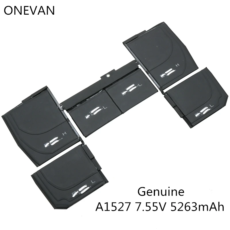 ONEVAN Genuine A1527 New Laptop battery For APPLE MacBook 1" Retina A1534 （- year） MF855 MJY32 MK4M2 With Tools