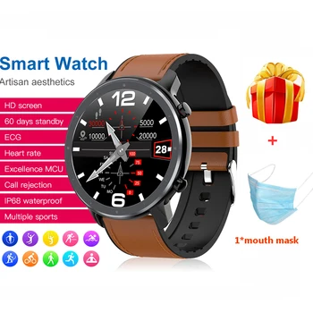 

L11 Smart Watch Men ECG PPG Heart Rate Blood Pressure Monitor reloj inteligente IP68 Waterproof Weather Smartwatch PK L8 L7 L9