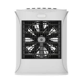 

Portable Personal Air Cooler,Fast Cooling Quiet USB Desk Fan with 7 Colors Night Light for Home Office Outdoors Travel
