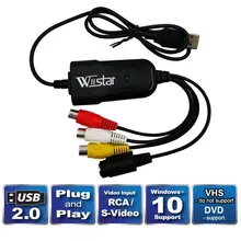Новая карта видеозахвата Wiistar USB 2 0 адаптер Easycap для VHS на DVD