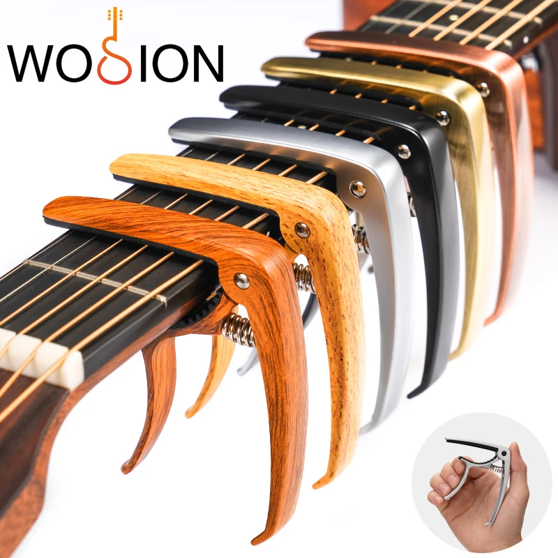 Wosion Capo Gc50 Multicolor Acoustic Guitar Capos. The Guitar Capo