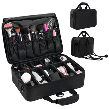 

Makeup storage bag Professional Cosmetic Tool Storage Case Fashion Multi-function Makeup Brush Travel LipStick Organizer Bag