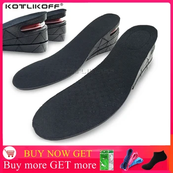 

Height Increase Insoles 3 Layer 3/5/7CM Air Cushion Invisible Lift Adjustable Cut Shoe Heel Pads Insert Taller Soles Foot Pads