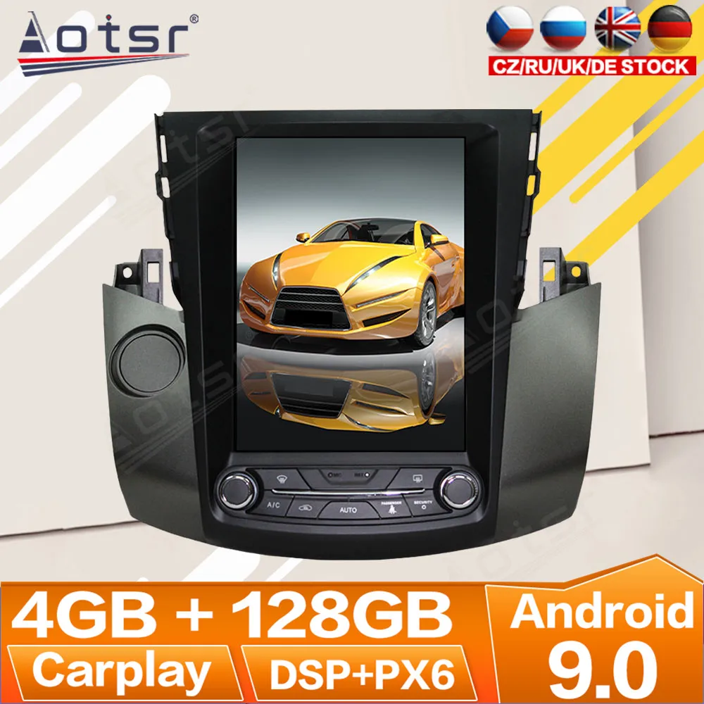 

Для Toyota RAV4 2003 2004 2005 - 2009 Android Радио мультимедийный автомобильный Кассетный рекордер стереоплеер Tesla PX6 GPS Navi головное устройство