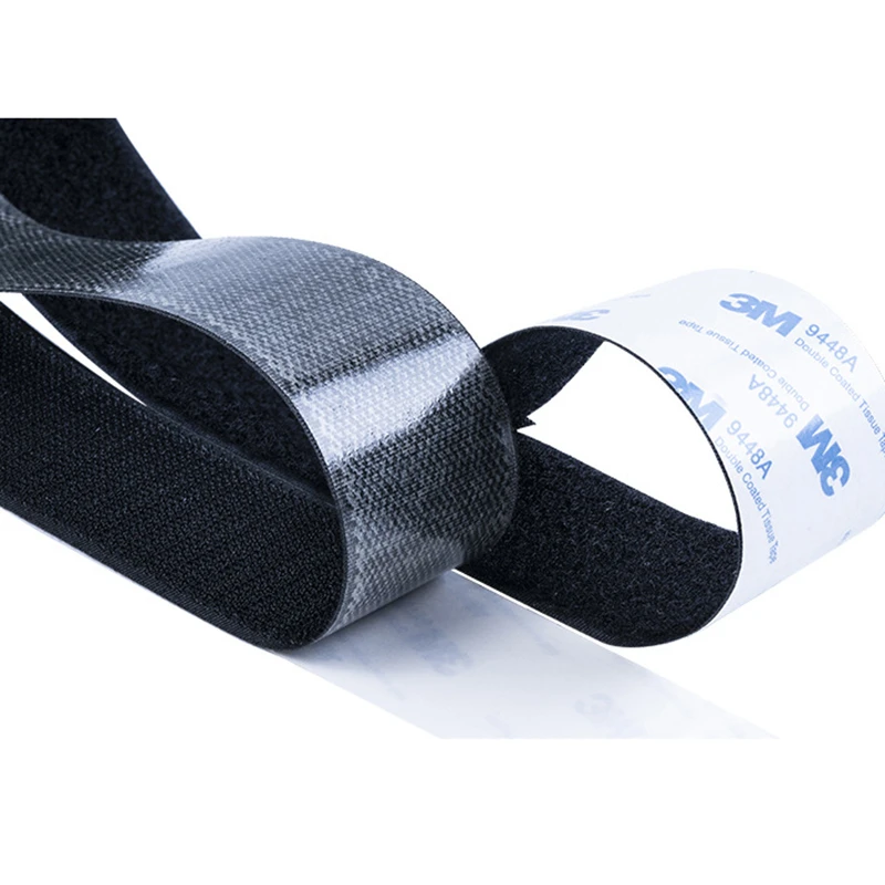 

1Meter/Pair adhesive 3M Glue Fastener Tape Strong Hook and Loop cable ties nylon sticker for DIY 16/20/30/38/50100mm
